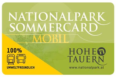 nationalpark hohe tauern sommercard